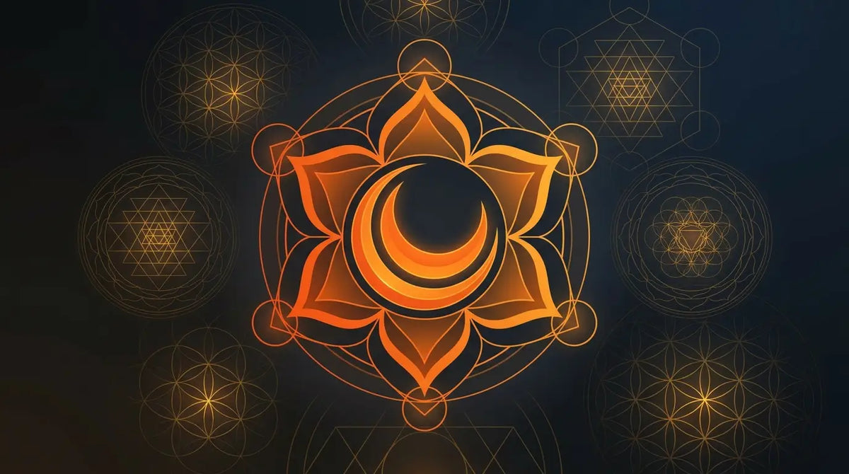 Sakralchakra Svadhisthana – oranges Mandala