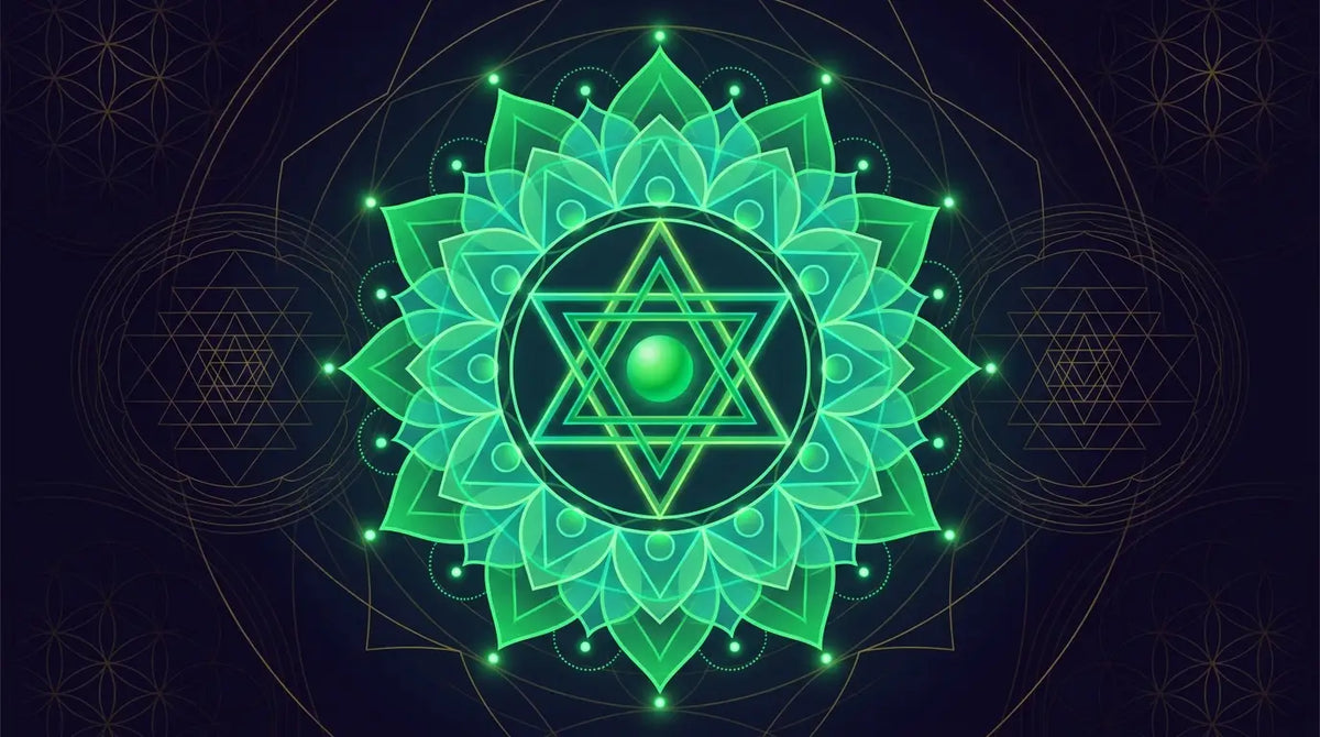 Herzchakra Anahata – grünes Mandala