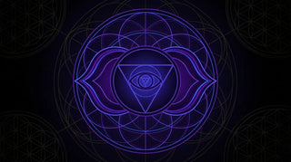 Drittes Auge Stirnchakra Ajna – indigo Mandala