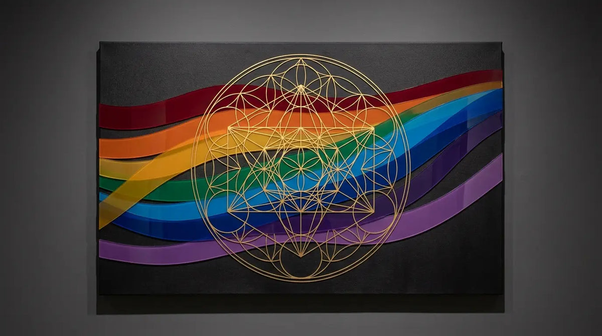 Chakra-Farben Regenbogen-Spektrum