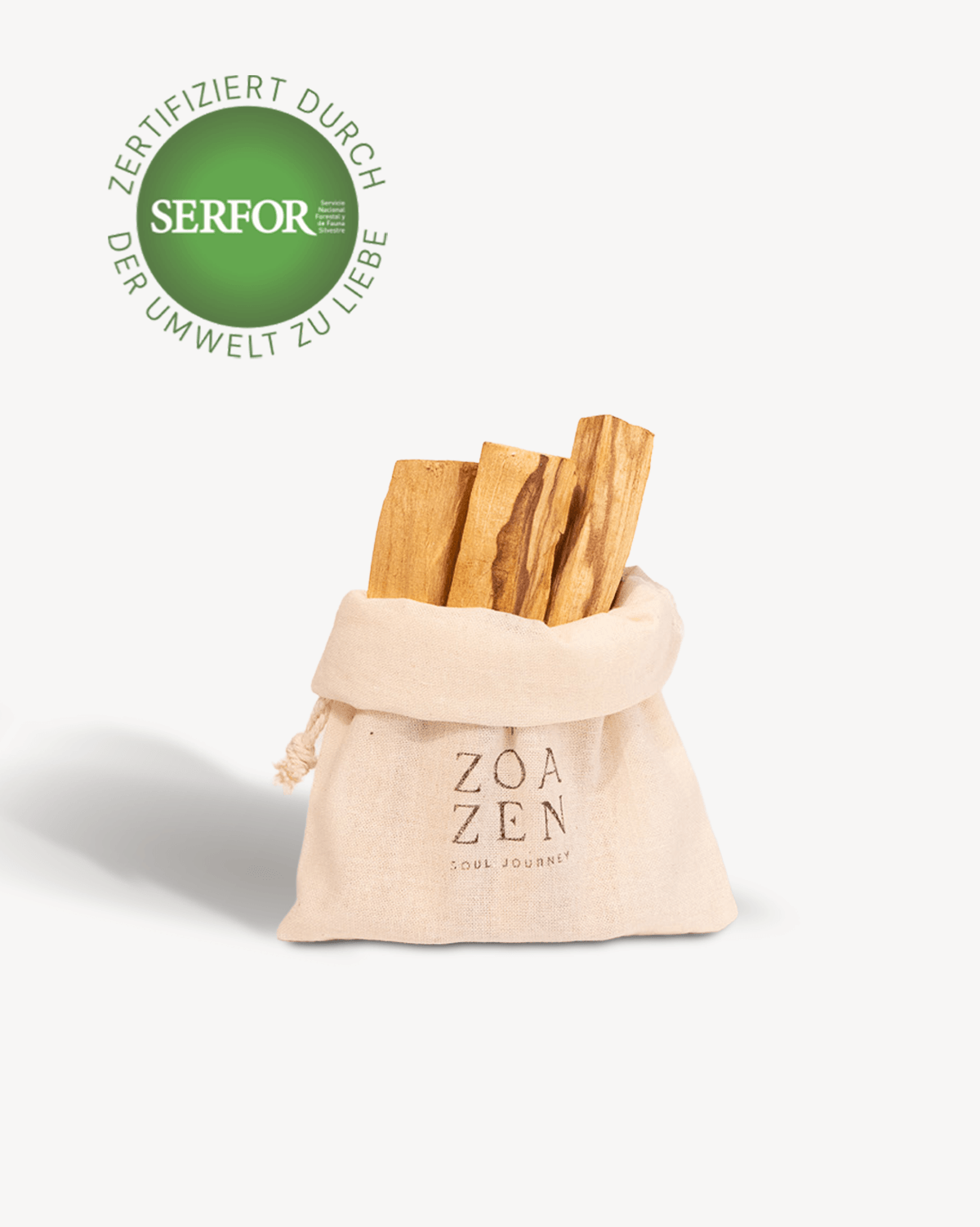 Essentials von ZoaZen – Zubehör wie Palo Santo und handgefertigte Keramik-Zen-Holder