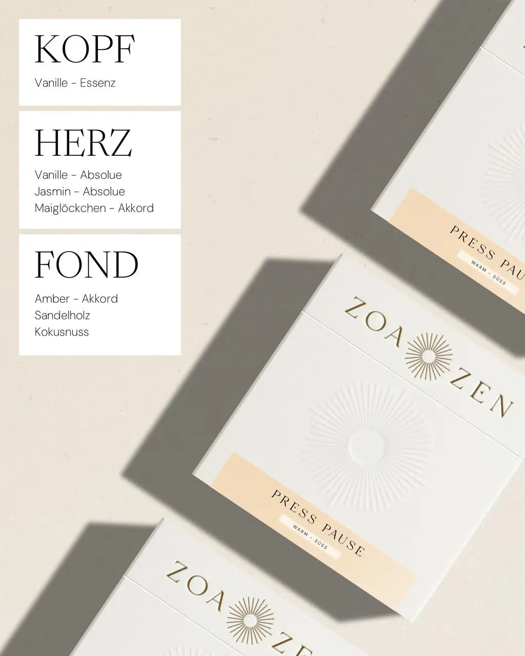 The Calm Ritual Geschenkset von ZoaZen – Ritual-Set für Entspannung und innere Ruhe