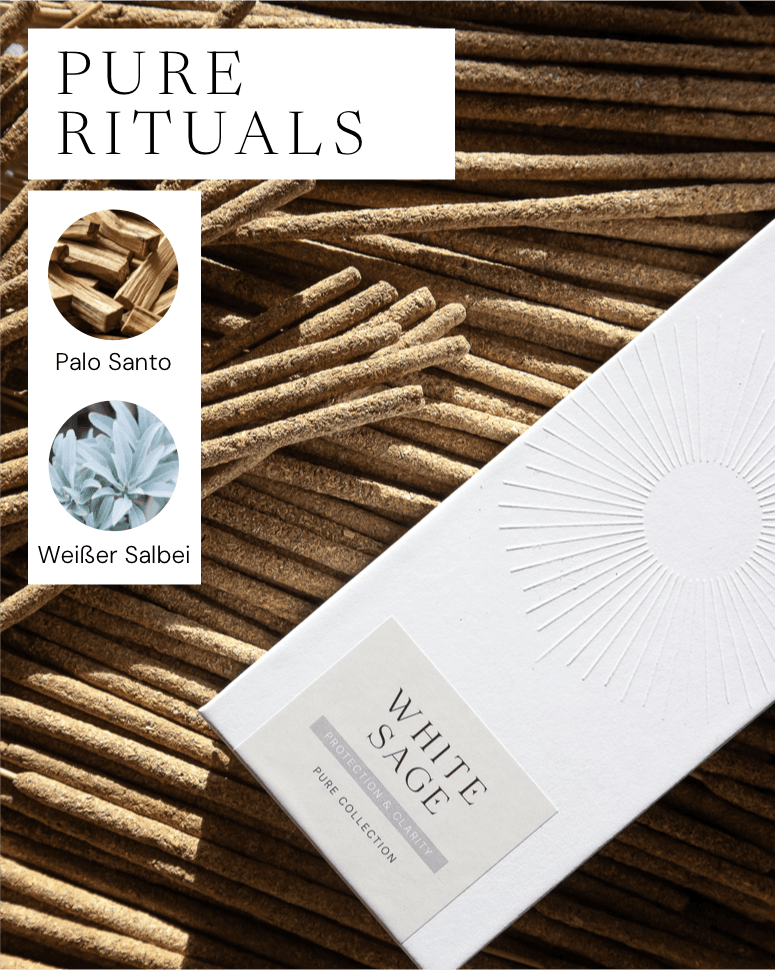 Energy Cleanse Ritual Set von ZoaZen – energetische Reinigung mit White Sage, Palo Santo und Release-&-Invite-Ritual – Produktansicht