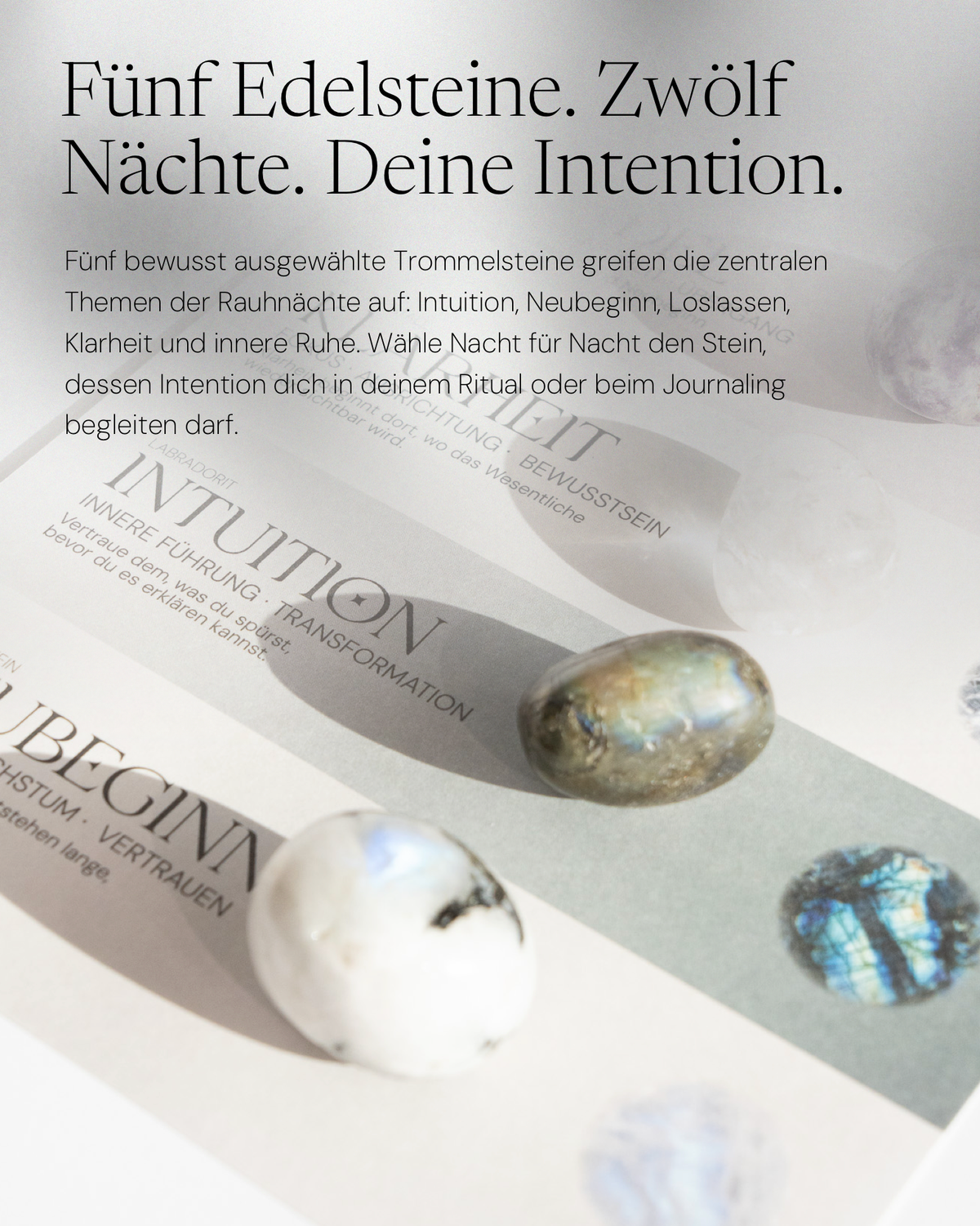 Intention Stones - Rauhnächte