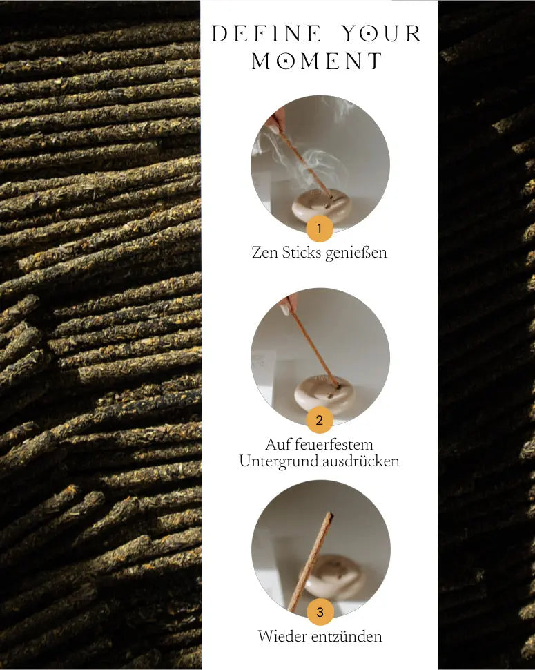 Manifest Zen Sticks Bundle von ZoaZen – Set aus vier natürlichen Räucherstäbchen der Manifest-Kollektion – weitere Ansicht