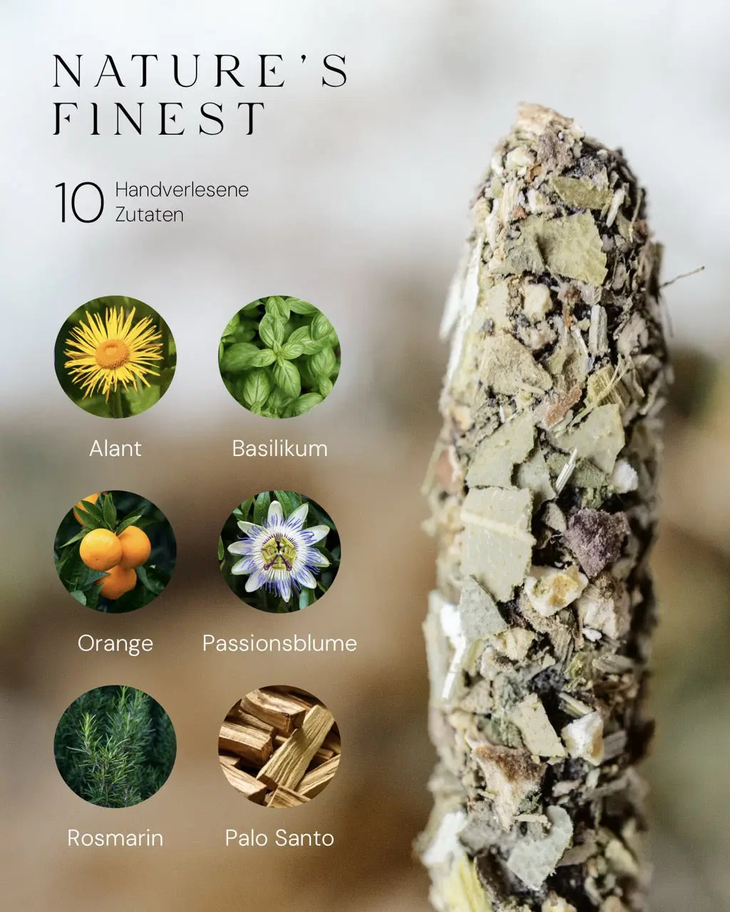 Peace of Mind Zen Sticks von ZoaZen – natürliche Räucherstäbchen der Manifest-Kollektion für Entspannung und innere Ruhe – Produktansicht