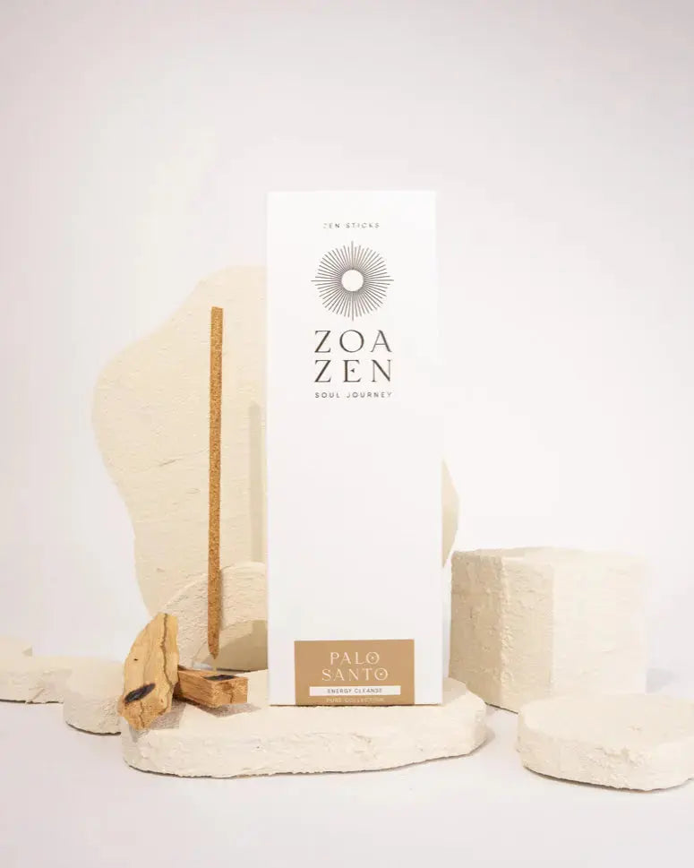 Palo Santo Zen Sticks von ZoaZen – natürliche Räucherstäbchen der Pure Collection für energetische Reinigung