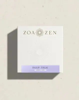 Deep Talk Zen Paper von ZoaZen – beschreibbares Räucherpapier der Core Collection mit würzig-herbem Duft