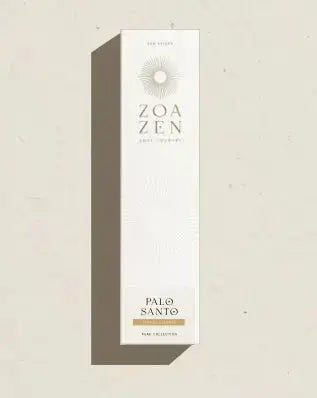 Palo Santo Zen Sticks von ZoaZen – natürliche Räucherstäbchen der Pure Collection für energetische Reinigung – Detailaufnahme